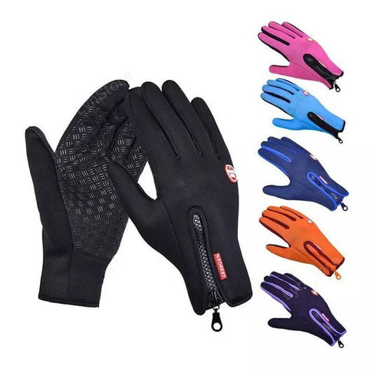 Winter gloves with touch functionality