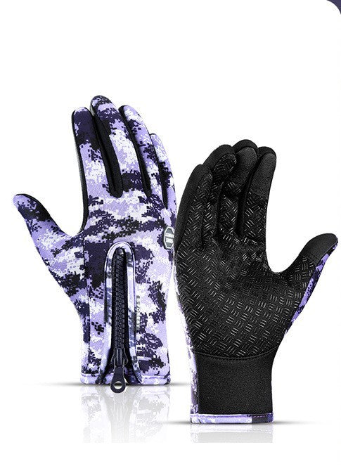 Winter gloves with touch functionality